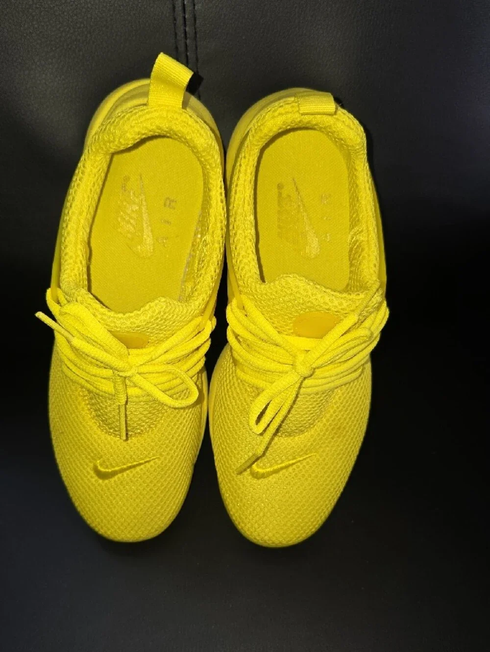 Nike Yellow Mesh Running Sneakers